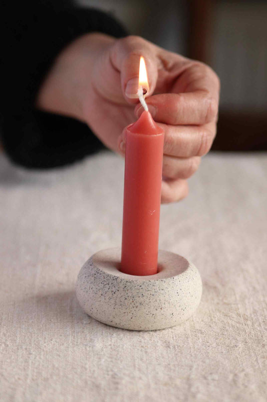 Short Candle Holder (Coastal Collection) - Skwid Studio
