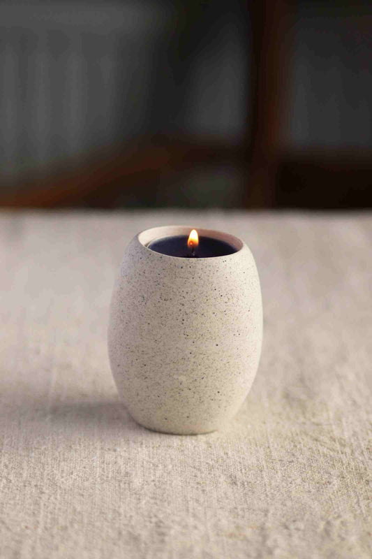 Oval Tealight Holder (Coastal Collection) - Skwid Studio
