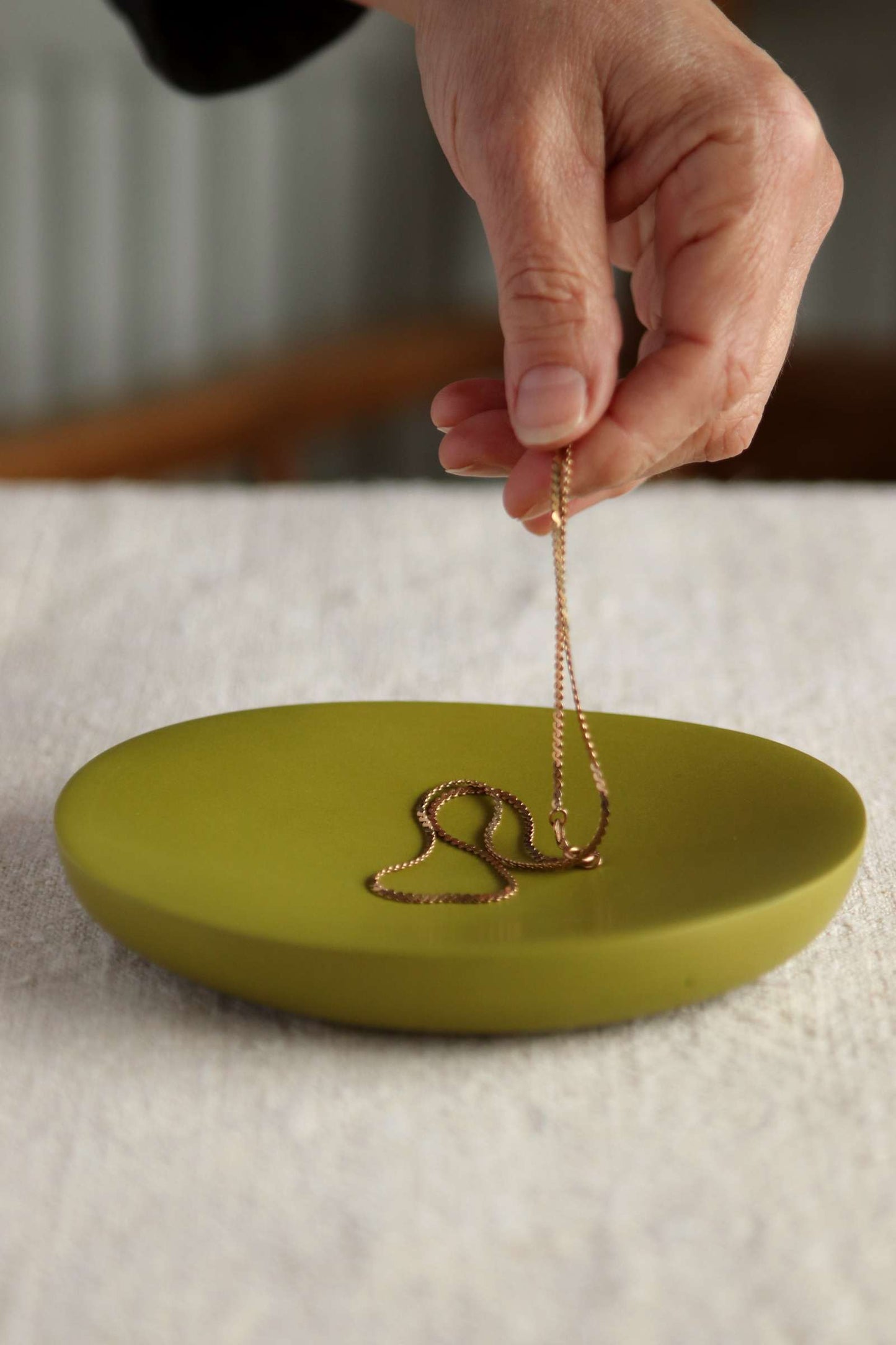 Jewellery Dish (Olive Green Collection) - Skwid Studio