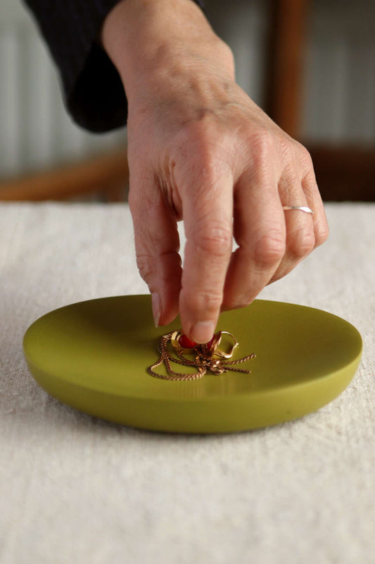 Jewellery Dish (Olive Green Collection) - Skwid Studio