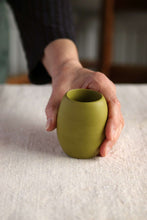 Load image into Gallery viewer, Oval Tealight Holder (Olive Green Collection) - Skwid Studio

