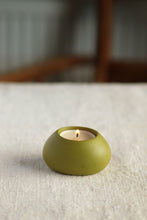 Load image into Gallery viewer, Squat Tealight Holder (Olive Green Collection) - Skwid Studio
