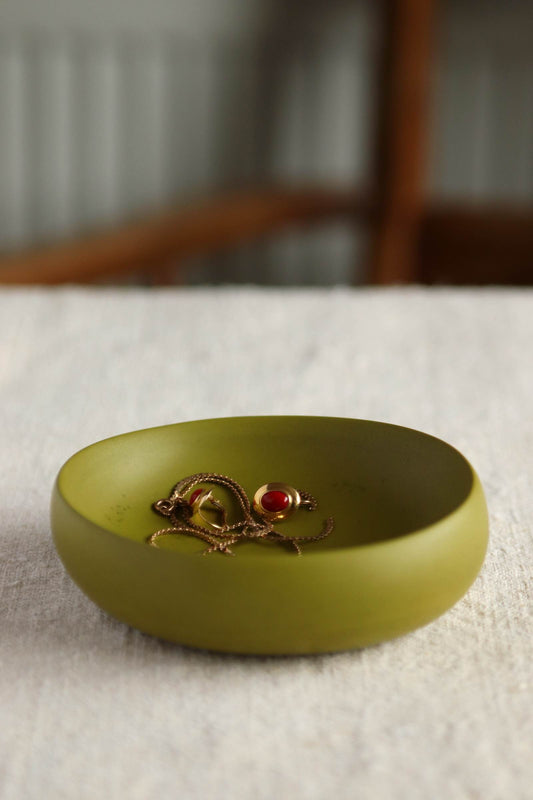 Trinket Bowl (Olive Green Collection) - Skwid Studio