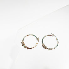 Load image into Gallery viewer, Silver Infinity Statement Hoops
