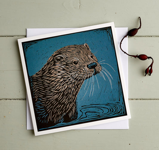 Sea Otter - Greeting Card