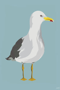 Seaside Gull - Amber Jordan Design