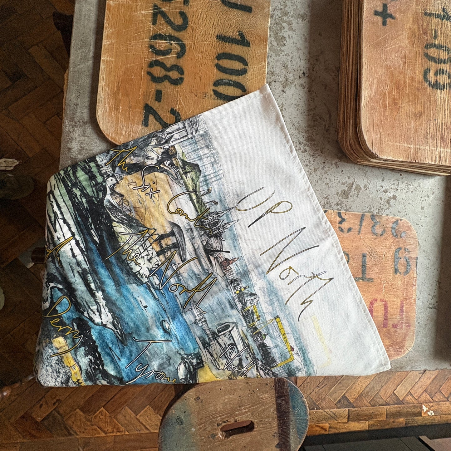 Up North Tea Towel - We Have It Wrapped Up