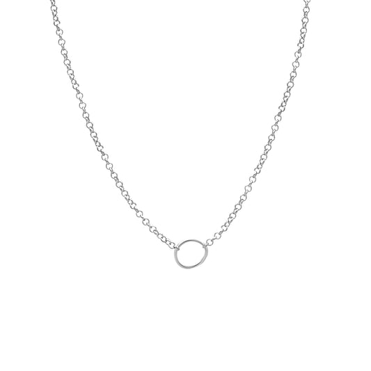 The Circle Necklace - Silver