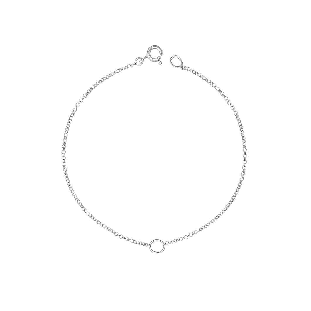 The Circle Bracelet - Silver