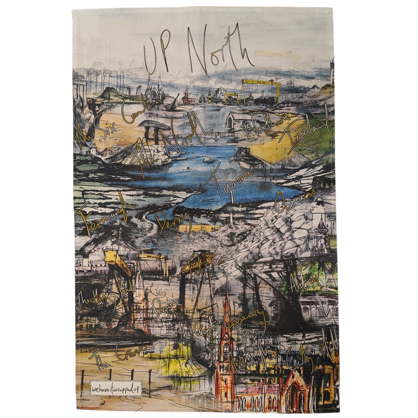 Up North Tea Towel - We Have It Wrapped Up