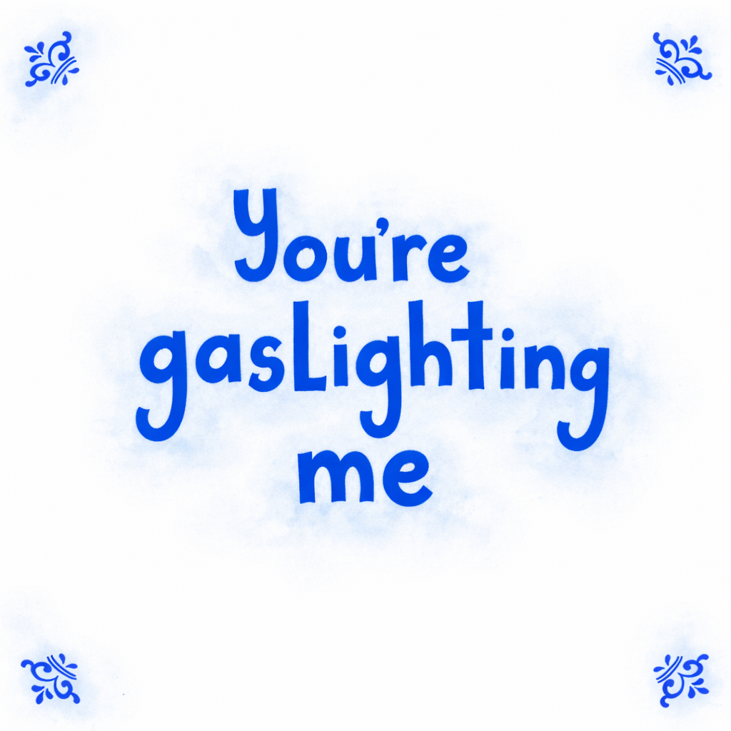 You’re Gaslighting Me