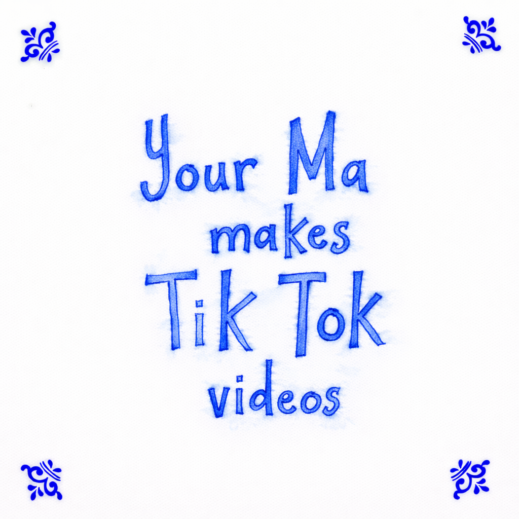 Your Ma Makes Tik Tok Videos