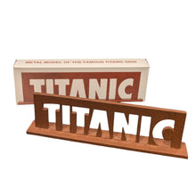 Load image into Gallery viewer, Titanic Sign - Mini Steel Model
