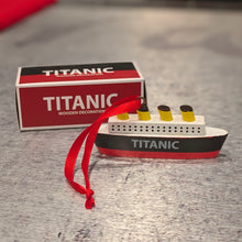 Load image into Gallery viewer, TITANIC - Mini Wooden Hanging Decoration
