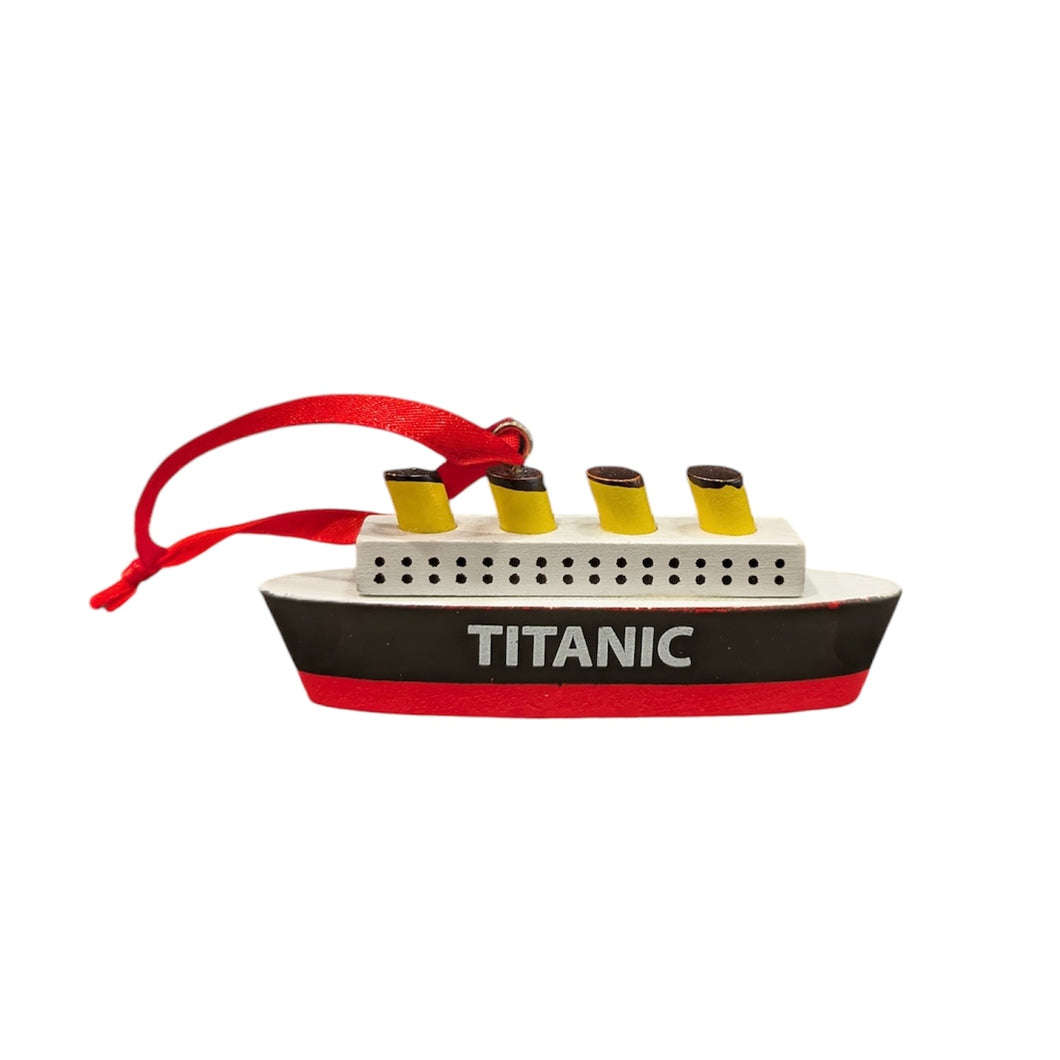 TITANIC - Mini Wooden Hanging Decoration