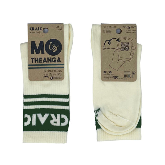 Craic Mo Theanga - Funny Irish Socks Made in Ireland