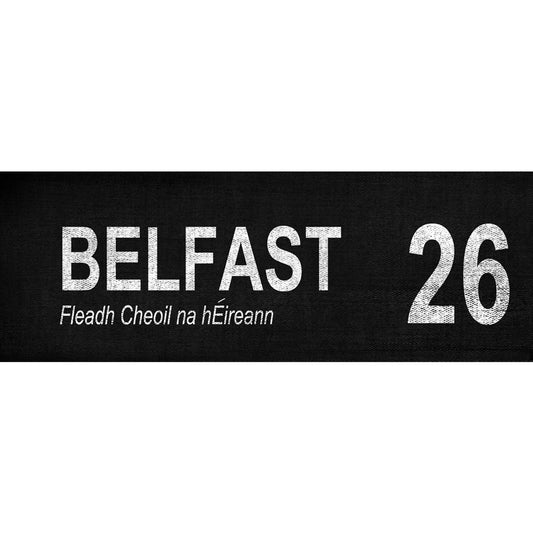 BELFAST Fleadh Cheoil Na hÉireann 26 BUS SIGN