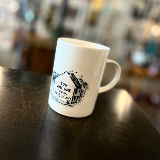 Free Derry Wall - Bone China - Mug