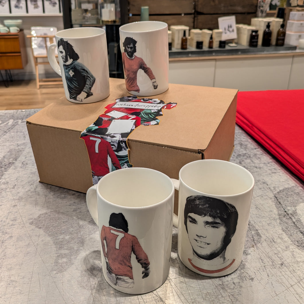 George Best Collection Bone China Mug Gift Set - Box'd Up