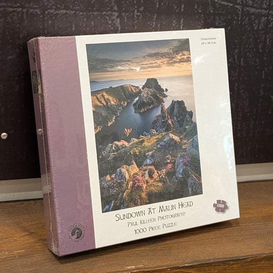 Sundown at Malin Head Jigsaw Puzzle - Made in Ireland - 1000 piece