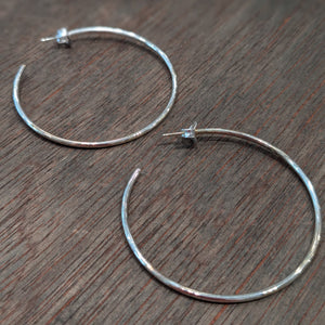 LARGE HOOPS - Silver