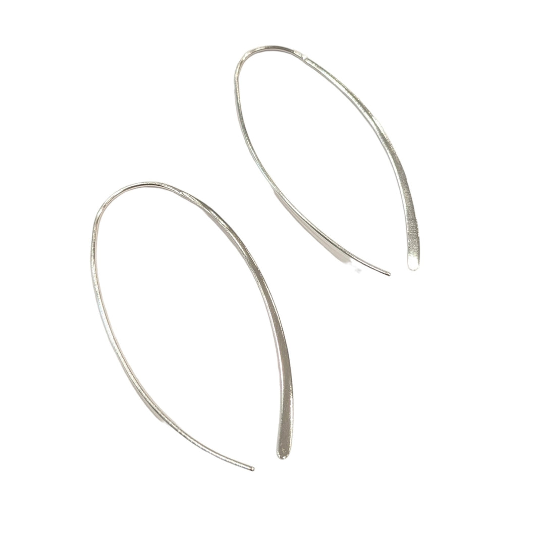 CROSSOVER Earrings - Silver