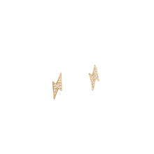 Load image into Gallery viewer, PAVE FLASH STUDS - Gold
