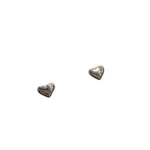 HEART STUDS - Silver