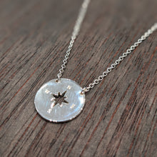 Load image into Gallery viewer, CUT OUT COMPASS Necklace - Silver
