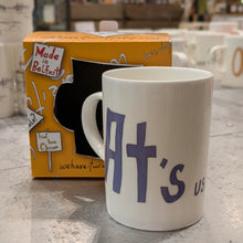 Load image into Gallery viewer, ATS US NAI - Belfast - slang - humorous - bone - china - mug
