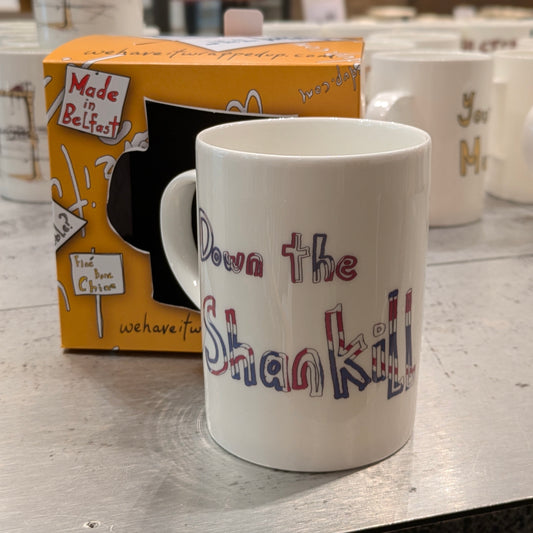 Down The Shankill - Fine Bone China Novelty Mug