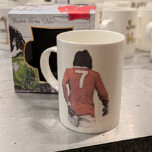 Load image into Gallery viewer, George Best Collection Bone China Mug Gift Set - Box&#39;d Up
