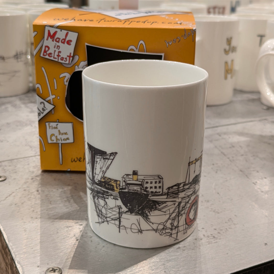 Titanic Quarter Belfast - Bone China Mug