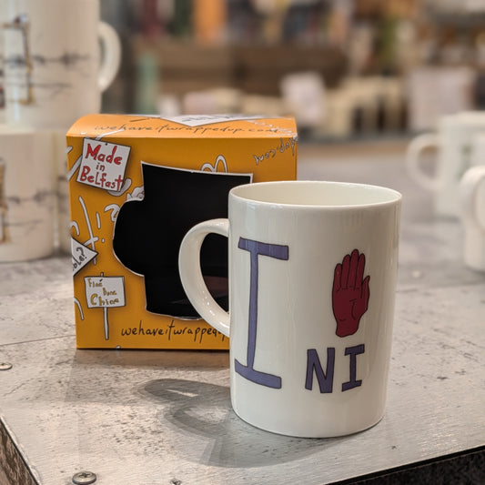 I Hand ❤️ NI Mug - perfect Christmas gift for Northern Ireland lovers!
