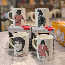 Load image into Gallery viewer, George Best Collection Bone China Mug Gift Set - Box&#39;d Up
