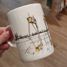 Load and play video in Gallery viewer, The Cranes - Bone China Mug
