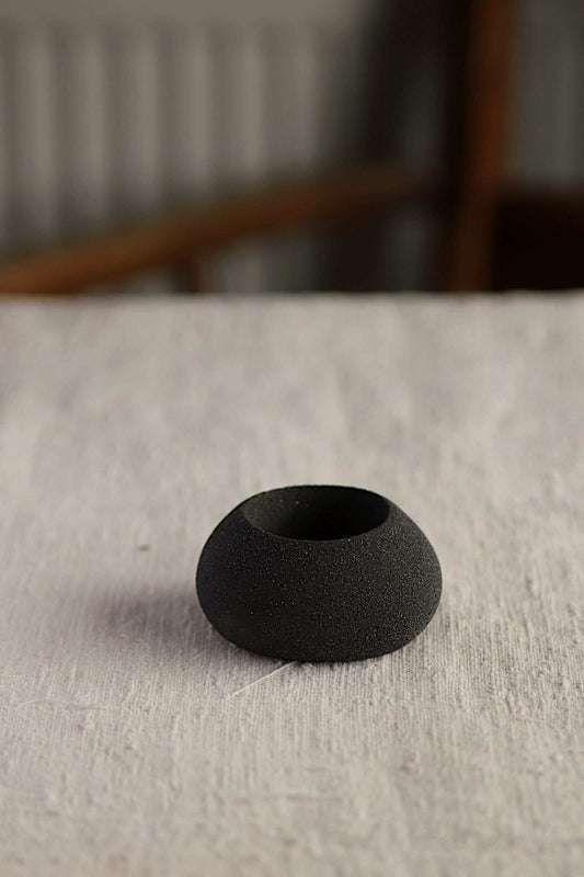 Squat Tealight Holder (Charcoal Collection) - Skwid Studio