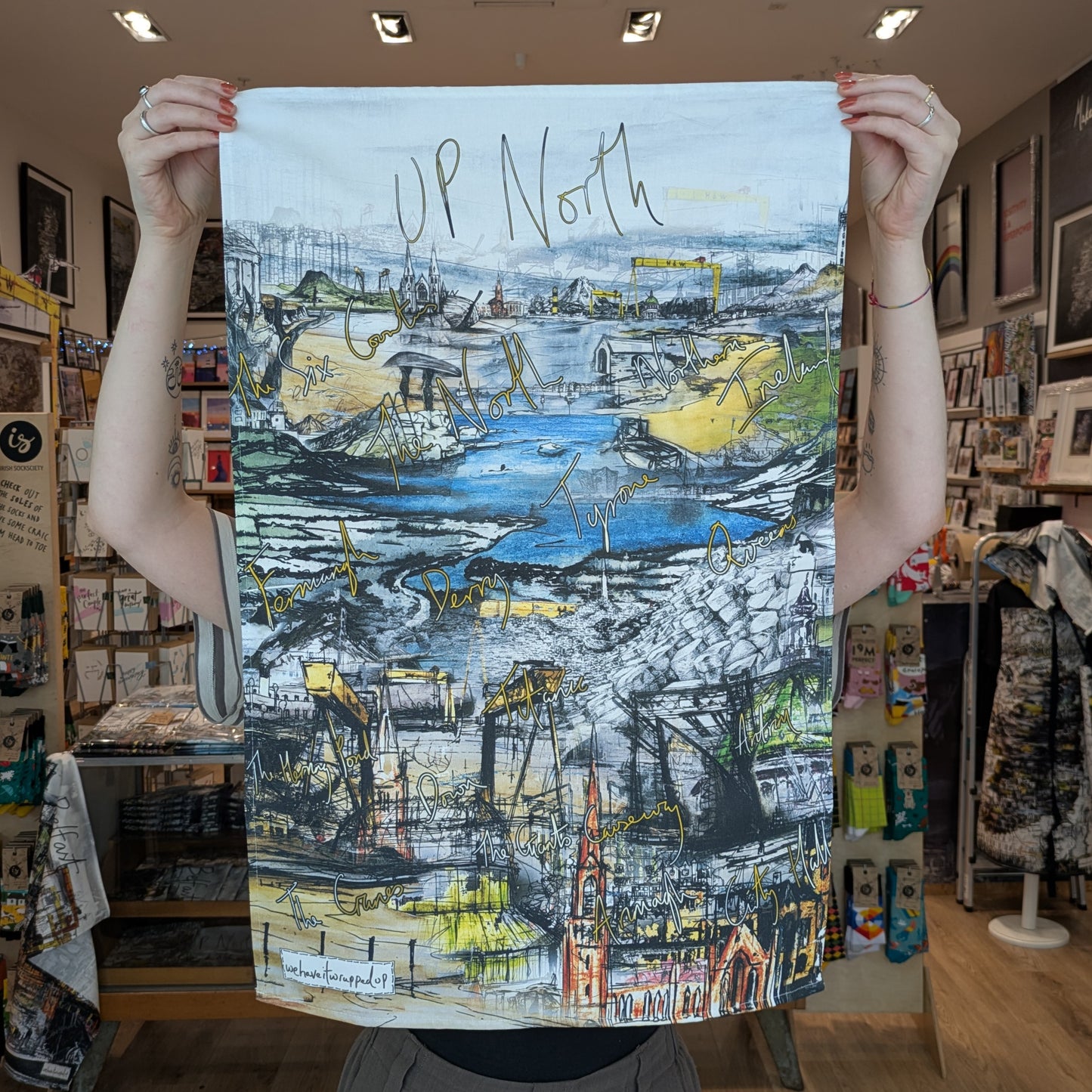 Up North Tea Towel - We Have It Wrapped Up