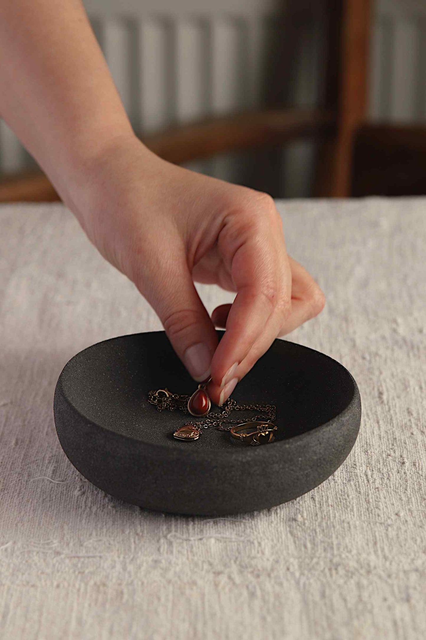 Trinket Bowl (Charcoal Collection) - Skwid Studio