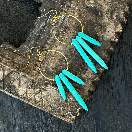 Turquoise Drop Earrings