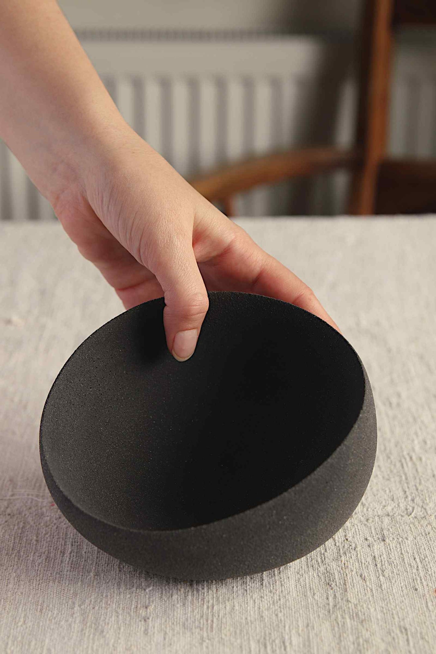 Wave Bowl (Charcoal Collection) - Skwid Studio