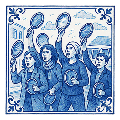 Bin Lid Protest