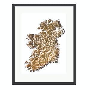 IRELAND - Papercut map - Designed Imagined Made in Ireland