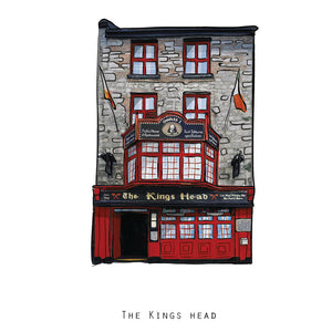 The KINGS HEAD - Galway Pub Print - Made in Ireland
