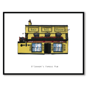 O’CONNOR’S FAMOUS PUB - Galway Pub Print - Made in Ireland