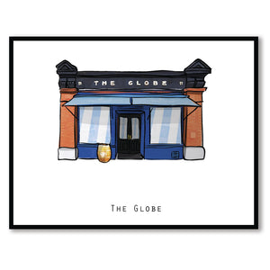 The GLOBE - Dublin Pub Print - Made in Ireland