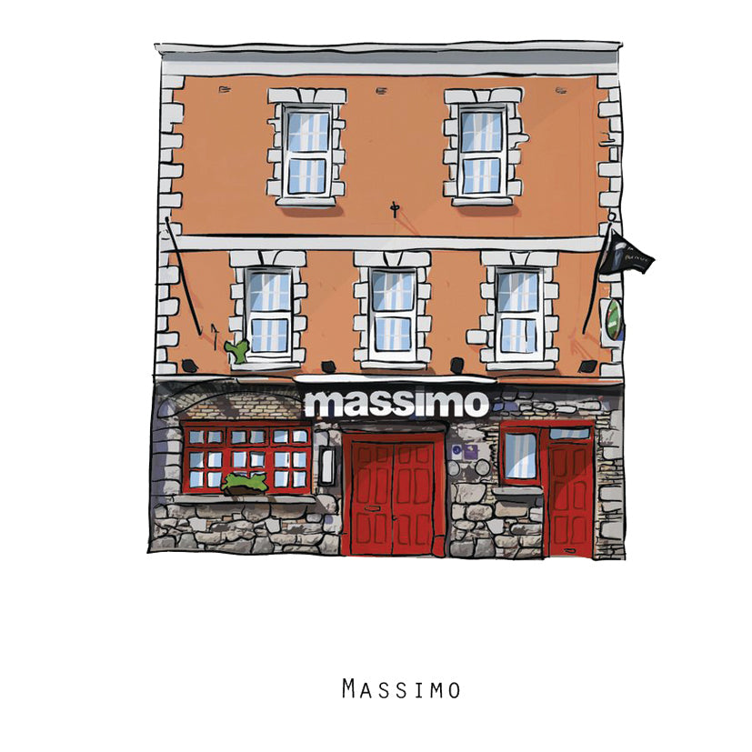 MASSIMO - Galway Pub Print - Made in Ireland