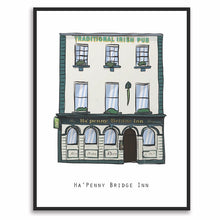 Load image into Gallery viewer, HA’PENNY BRIDGE INN - Dublin Pub Print - Made in Ireland
