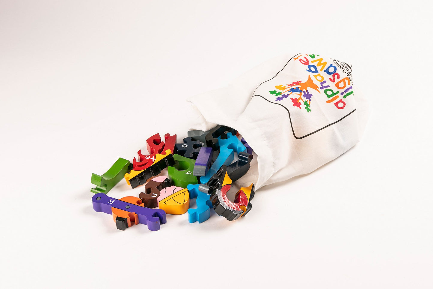 DIGGER - Wooden Alphabet Jigsaw Puzzle