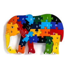 Load image into Gallery viewer, ELEPHANT - Wooden Alphabet Jigsaw Puzzle
